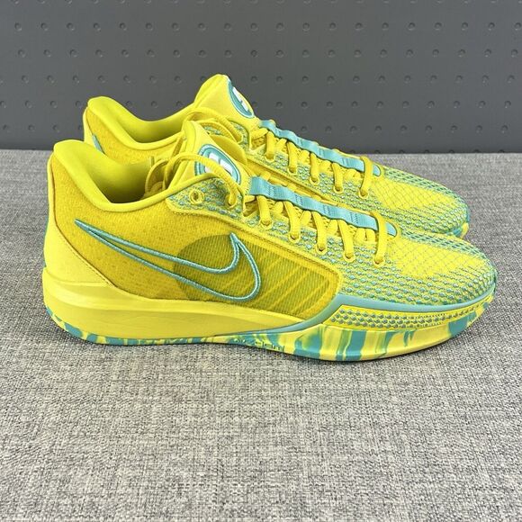 Nike Sabrina 1 By You Yellow Teal New Sneakers FJ4036-900 Mens 9.5 / WMNS 11 - Picture 3 of 11